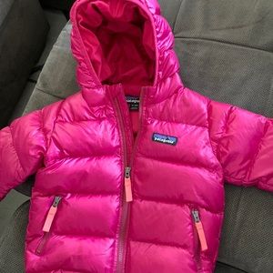 Patagonia hot pink jacket 12-18 month